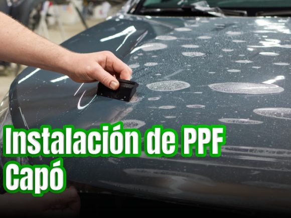 Instalación de PPF Capó
