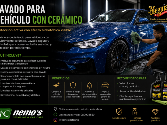✅LAVADO PARA VEHÍCULO CON CERÁMICO