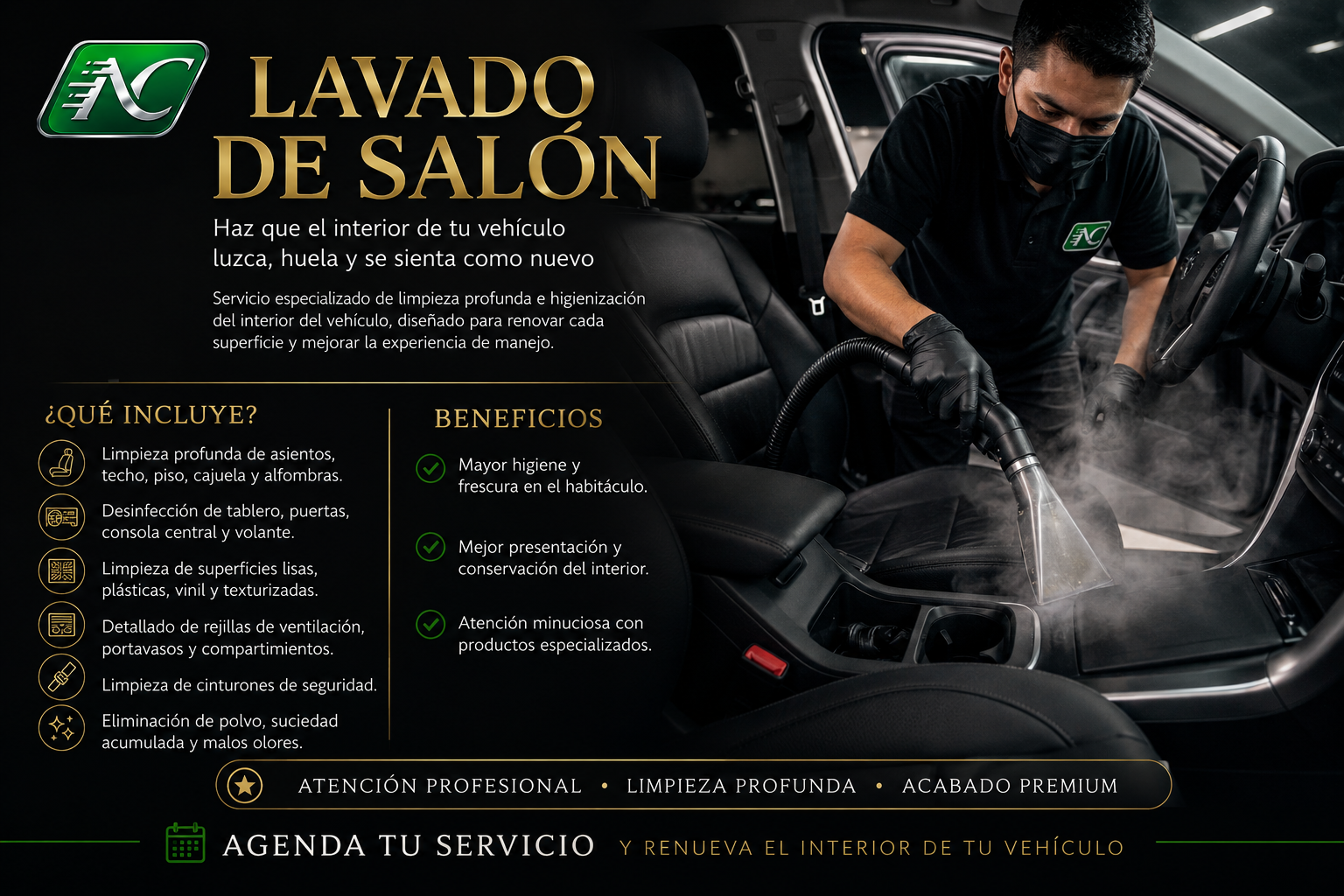 ✅LAVADO DE SALÓN