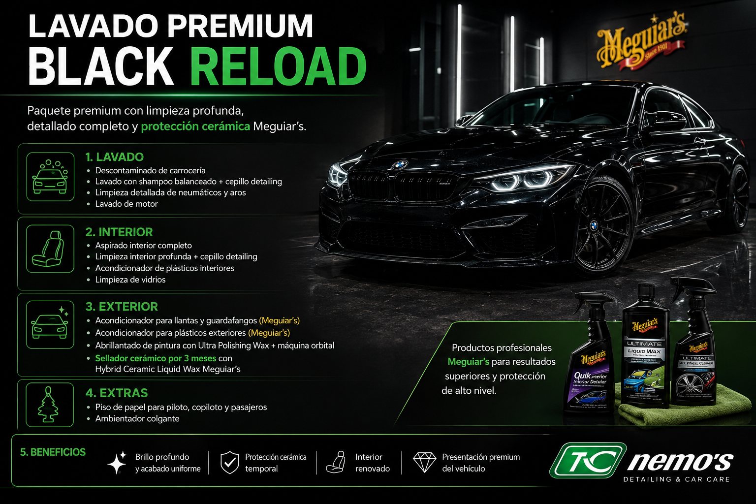 ✅LAVADO PREMIUM BLACK "RELOAD" - Imagen 2