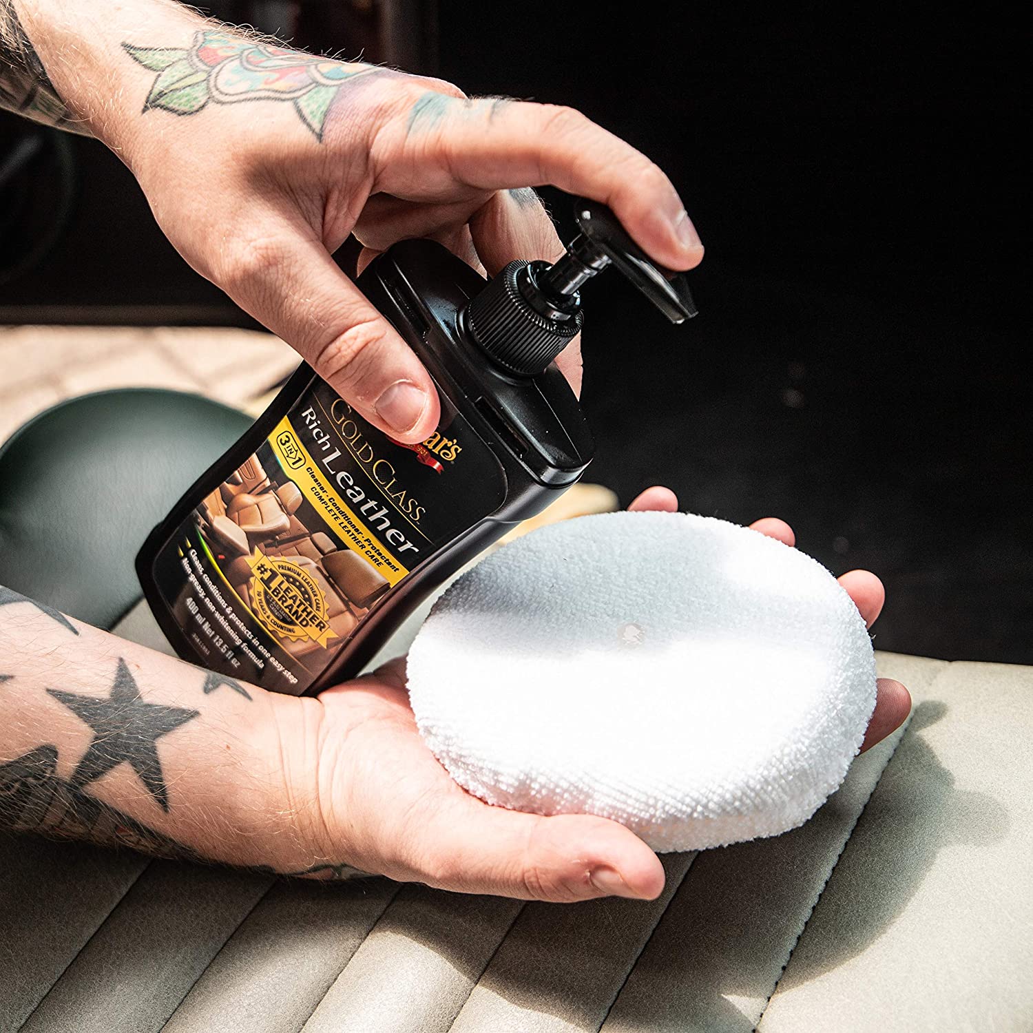 GOLD CLASS RICH LEATHER GEL (Limpiador y acondicionador de cueros) - Imagen 2